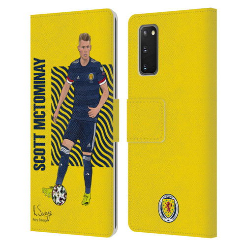 Scotland National Football Team Players Scott McTominay Leather Book Wallet Case Cover For Samsung Galaxy S20 / S20 5G