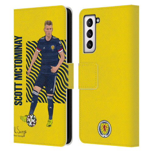 Scotland National Football Team Players Scott McTominay Leather Book Wallet Case Cover For Samsung Galaxy S21 5G