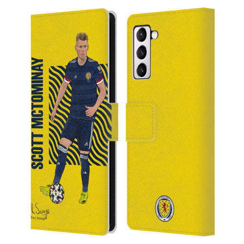 Scotland National Football Team Players Scott McTominay Leather Book Wallet Case Cover For Samsung Galaxy S21+ 5G