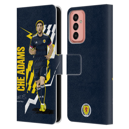 Scotland National Football Team Players Ché Adams Leather Book Wallet Case Cover For Samsung Galaxy M13 (2022)