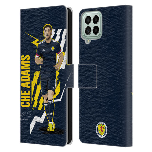 Scotland National Football Team Players Ché Adams Leather Book Wallet Case Cover For Samsung Galaxy M33 (2022)