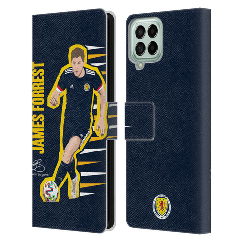 Scotland National Football Team Players James Forrest Leather Book Wallet Case Cover For Samsung Galaxy M33 (2022)