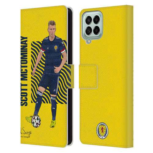 Scotland National Football Team Players Scott McTominay Leather Book Wallet Case Cover For Samsung Galaxy M33 (2022)
