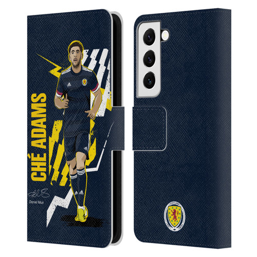 Scotland National Football Team Players Ché Adams Leather Book Wallet Case Cover For Samsung Galaxy S22 5G