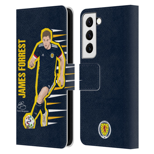 Scotland National Football Team Players James Forrest Leather Book Wallet Case Cover For Samsung Galaxy S22 5G