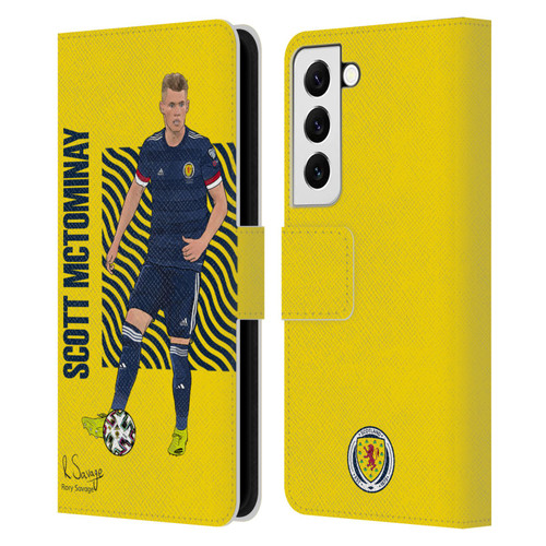 Scotland National Football Team Players Scott McTominay Leather Book Wallet Case Cover For Samsung Galaxy S22 5G