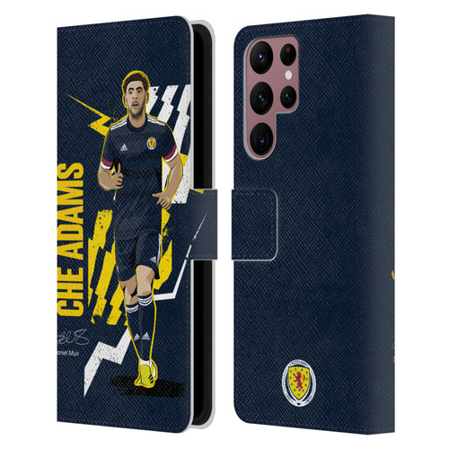 Scotland National Football Team Players Ché Adams Leather Book Wallet Case Cover For Samsung Galaxy S22 Ultra 5G
