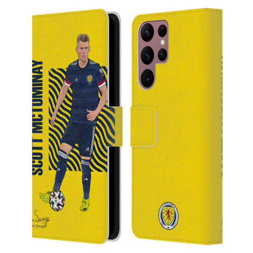 Scotland National Football Team Players Scott McTominay Leather Book Wallet Case Cover For Samsung Galaxy S22 Ultra 5G