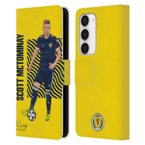 Scotland National Football Team Players Scott McTominay Leather Book Wallet Case Cover For Samsung Galaxy S23 5G