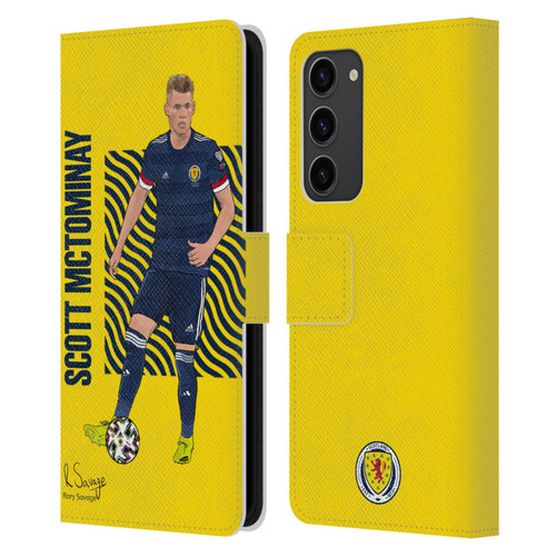 Scotland National Football Team Players Scott McTominay Leather Book Wallet Case Cover For Samsung Galaxy S23+ 5G