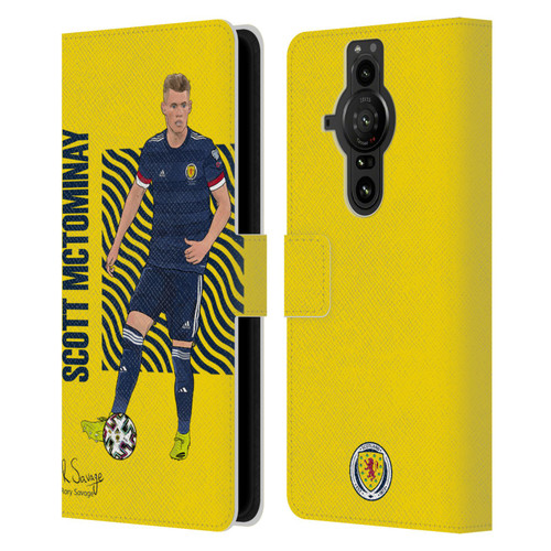 Scotland National Football Team Players Scott McTominay Leather Book Wallet Case Cover For Sony Xperia Pro-I