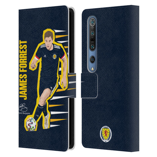 Scotland National Football Team Players James Forrest Leather Book Wallet Case Cover For Xiaomi Mi 10 5G / Mi 10 Pro 5G