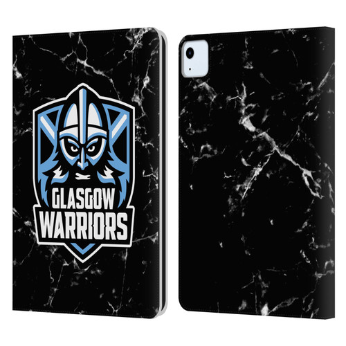 Glasgow Warriors Logo 2 Marble Leather Book Wallet Case Cover For Apple iPad Air 11 2020/2022/2024