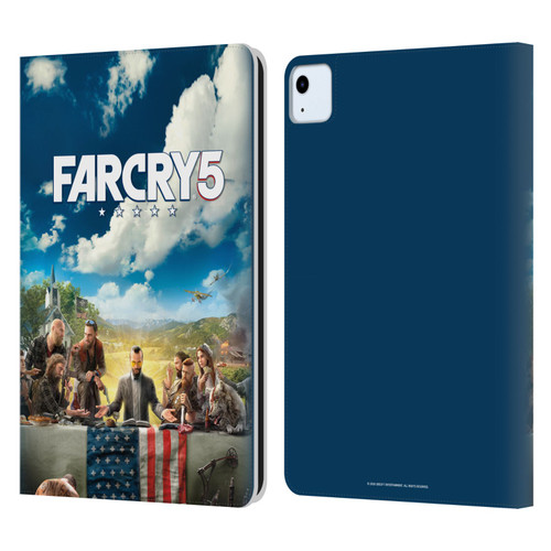Far Cry 5 Key Art And Logo Main Leather Book Wallet Case Cover For Apple iPad Air 11 2020/2022/2024