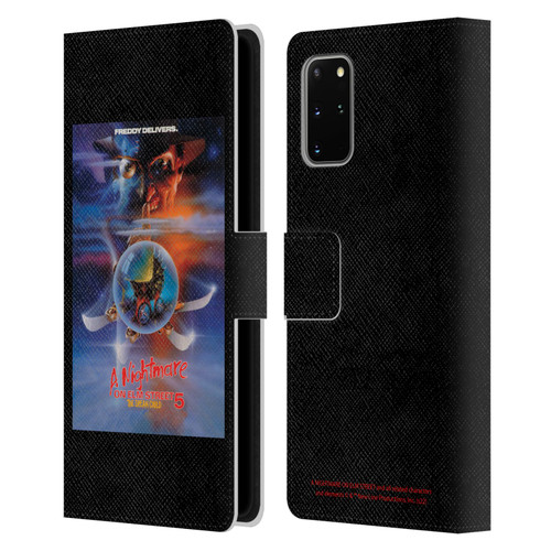 A Nightmare On Elm Street: The Dream Child Graphics Poster Leather Book Wallet Case Cover For Samsung Galaxy S20+ / S20+ 5G