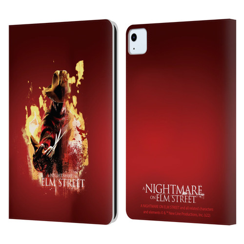 A Nightmare On Elm Street (2010) Graphics Freddy Nightmare Leather Book Wallet Case Cover For Apple iPad Air 2020 / 2022