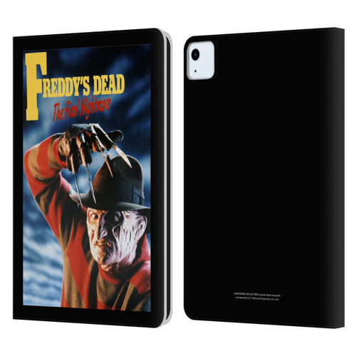 A Nightmare On Elm Street: Freddy's Dead Graphics Poster Leather Book Wallet Case Cover For Apple iPad Air 2020 / 2022