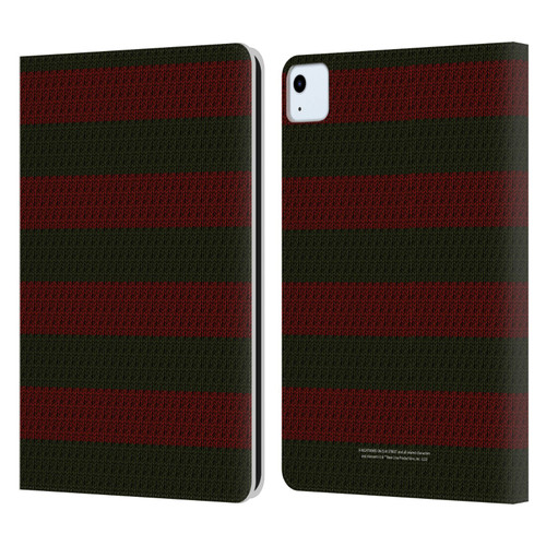 A Nightmare On Elm Street: Freddy's Dead Graphics Sweater Pattern Leather Book Wallet Case Cover For Apple iPad Air 2020 / 2022