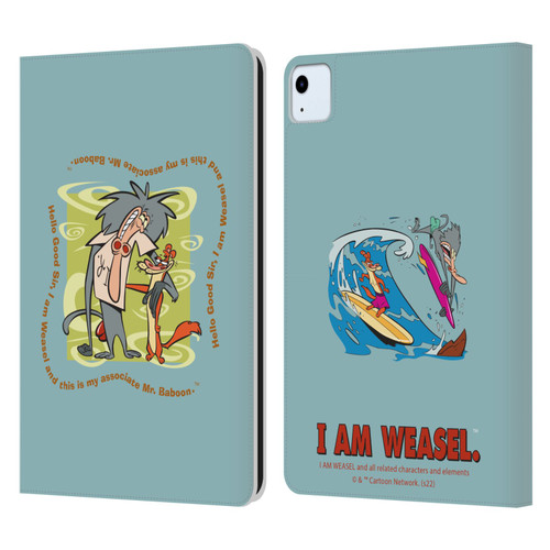 I Am Weasel. Graphics Hello Good Sir Leather Book Wallet Case Cover For Apple iPad Air 11 2020/2022/2024