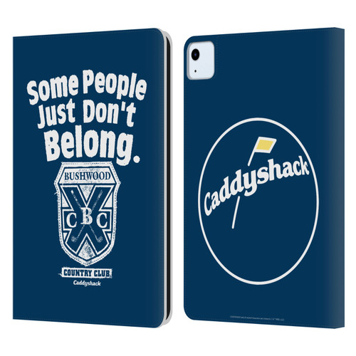 Caddyshack Graphics Some People Just Don't Belong Leather Book Wallet Case Cover For Apple iPad Air 11 2020/2022/2024