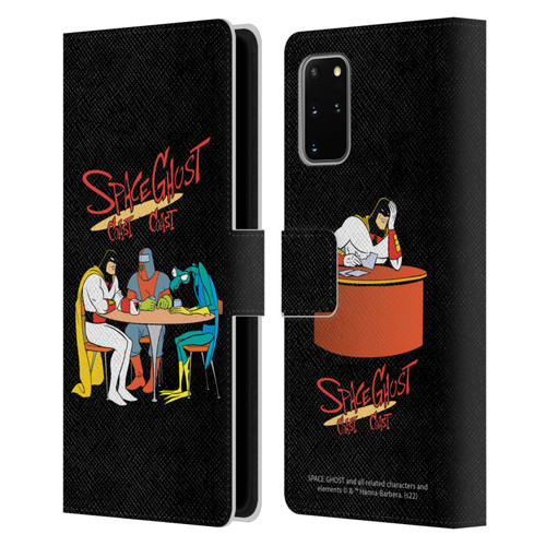 Space Ghost Coast to Coast Graphics Group Leather Book Wallet Case Cover For Samsung Galaxy S20+ / S20+ 5G