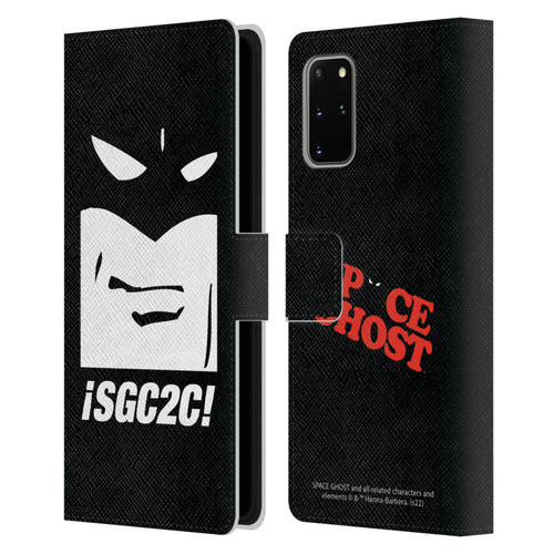 Space Ghost Coast to Coast Graphics Space Ghost Leather Book Wallet Case Cover For Samsung Galaxy S20+ / S20+ 5G