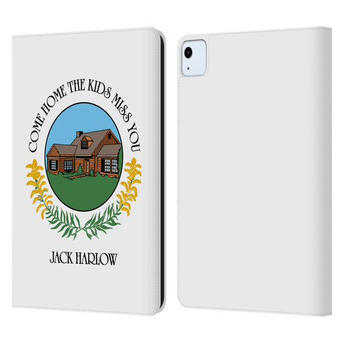 Jack Harlow Graphics Come Home Badge Leather Book Wallet Case Cover For Apple iPad Air 2020 / 2022