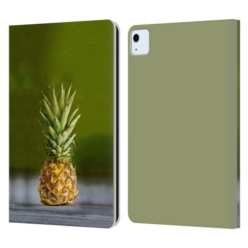 Pixelmated Animals Surreal Pets Pineapple Turtle Leather Book Wallet Case Cover For Apple iPad Air 2020 / 2022
