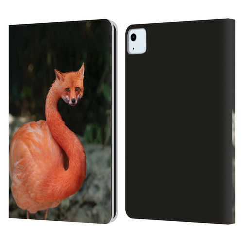 Pixelmated Animals Surreal Wildlife Foxmingo Leather Book Wallet Case Cover For Apple iPad Air 2020 / 2022