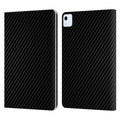 Alyn Spiller Carbon Fiber Plain Leather Book Wallet Case Cover For Apple iPad Air 2020 / 2022