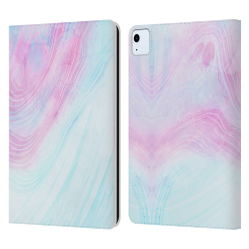 Alyn Spiller Marble Pastel Leather Book Wallet Case Cover For Apple iPad Air 2020 / 2022