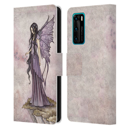 Amy Brown Magical Fairies I Will Return As Stars Fairy Leather Book Wallet Case Cover For Huawei P40 5G