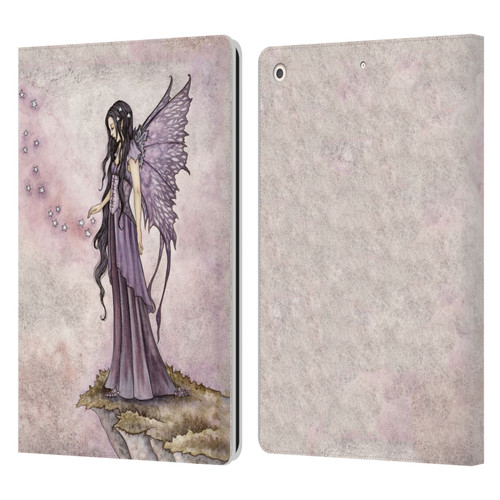 Amy Brown Magical Fairies I Will Return As Stars Fairy Leather Book Wallet Case Cover For Apple iPad 10.2 2019/2020/2021