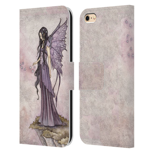 Amy Brown Magical Fairies I Will Return As Stars Fairy Leather Book Wallet Case Cover For Apple iPhone 6 / iPhone 6s