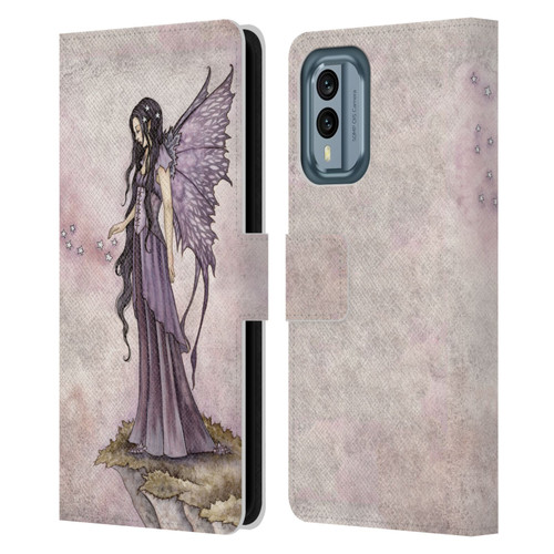 Amy Brown Magical Fairies I Will Return As Stars Fairy Leather Book Wallet Case Cover For Nokia X30