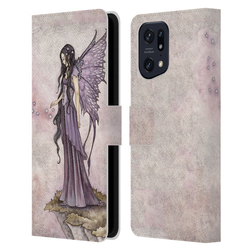 Amy Brown Magical Fairies I Will Return As Stars Fairy Leather Book Wallet Case Cover For OPPO Find X5