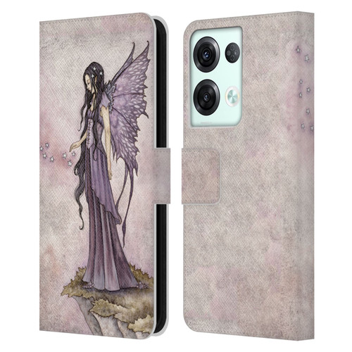 Amy Brown Magical Fairies I Will Return As Stars Fairy Leather Book Wallet Case Cover For OPPO Reno8 Pro
