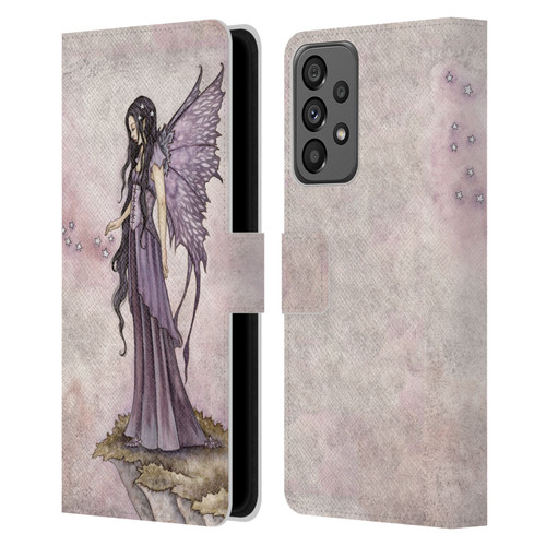 Amy Brown Magical Fairies I Will Return As Stars Fairy Leather Book Wallet Case Cover For Samsung Galaxy A73 5G (2022)