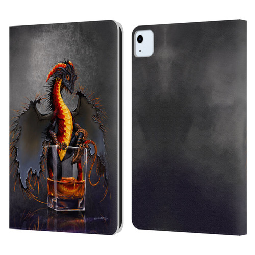 Stanley Morrison Dragons Black Pirate Drink Leather Book Wallet Case Cover For Apple iPad Air 2020 / 2022