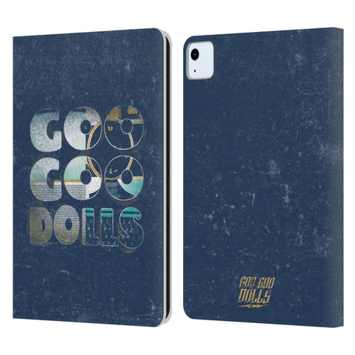 Goo Goo Dolls Graphics Rarities Bold Letters Leather Book Wallet Case Cover For Apple iPad Air 2020 / 2022