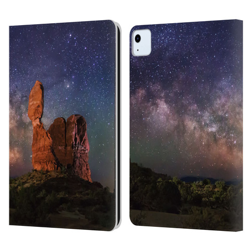 Royce Bair Nightscapes Balanced Rock Leather Book Wallet Case Cover For Apple iPad Air 2020 / 2022