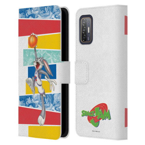 Space Jam (1996) Graphics Bugs Bunny Leather Book Wallet Case Cover For HTC Desire 21 Pro 5G