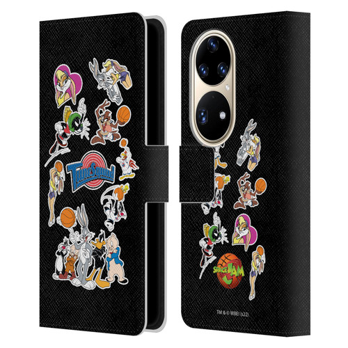 Space Jam (1996) Graphics Tune Squad Leather Book Wallet Case Cover For Huawei P50 Pro