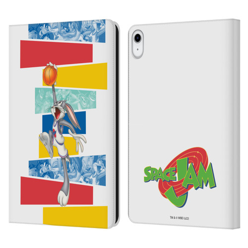 Space Jam (1996) Graphics Bugs Bunny Leather Book Wallet Case Cover For Apple iPad 10.9 (2022)