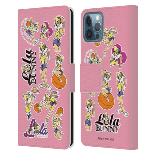 Space Jam (1996) Graphics Lola Bunny Leather Book Wallet Case Cover For Apple iPhone 12 / iPhone 12 Pro