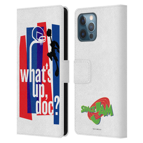 Space Jam (1996) Graphics What's Up Doc? Leather Book Wallet Case Cover For Apple iPhone 12 Pro Max