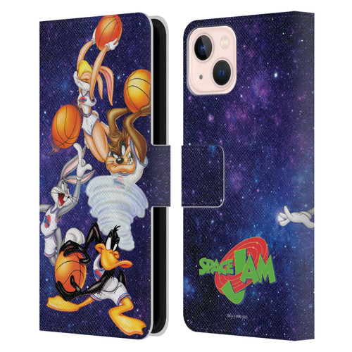 Space Jam (1996) Graphics Poster Leather Book Wallet Case Cover For Apple iPhone 13