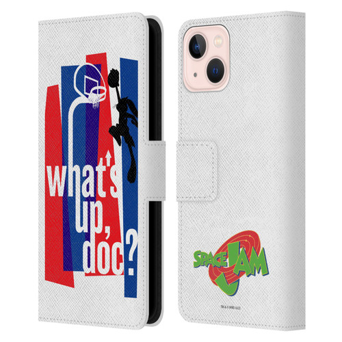Space Jam (1996) Graphics What's Up Doc? Leather Book Wallet Case Cover For Apple iPhone 13