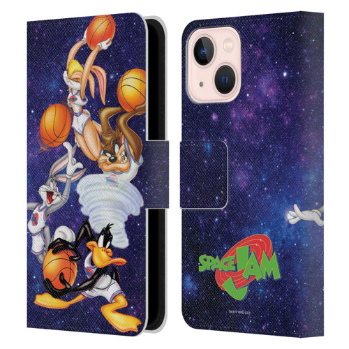 Space Jam (1996) Graphics Poster Leather Book Wallet Case Cover For Apple iPhone 13 Mini