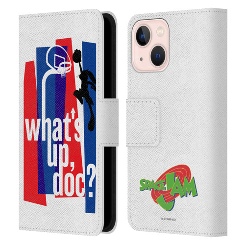 Space Jam (1996) Graphics What's Up Doc? Leather Book Wallet Case Cover For Apple iPhone 13 Mini